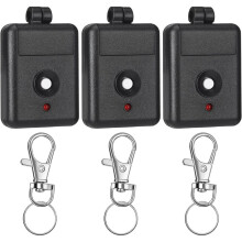 Confezione da 3 Telecomandi Portachiavi A 1 Canale per Porta da Garage Linear DNT00026, per Delta-3 310 MHz, 12 V, Apriporta da Garage In Miniatura