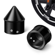 Front Axle Nut Covers for ,CNC Axle Nut Caps for Davidson Touring/Sportster/ Dyna/Trike Glide 2008-Later