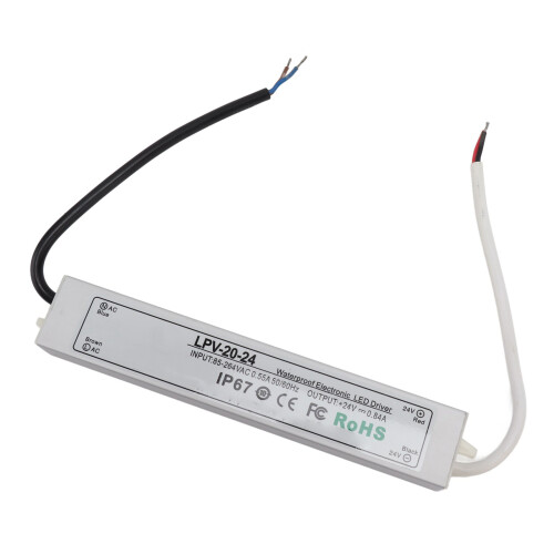Οδηγός LED 24V 85-264V Περίβλημα αλουμινίου IP67 2