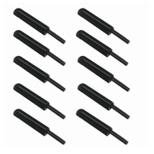 Cabinet Rebounder Handleless Black Aluminum Alloy10Pack