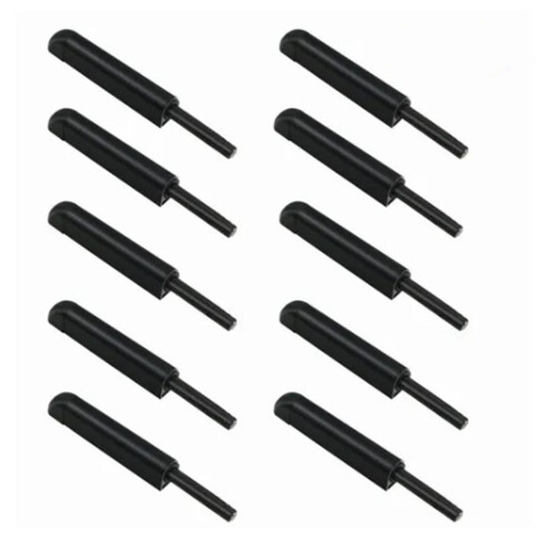 Cabinet Rebounder Handleless Black Aluminum Alloy10Pack