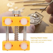 Professional Watch Case Opening Tool Watchmaker Repair Kit Yellow Holder