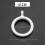 20X White 25Mm Inner Plastic Curtain Rings 6