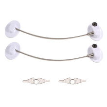 2 Pcs Fridge Lock, Refrigerator Lock for Children, Fridge Locks for Kids, Freezer Lock, Used in Refrigerator Door