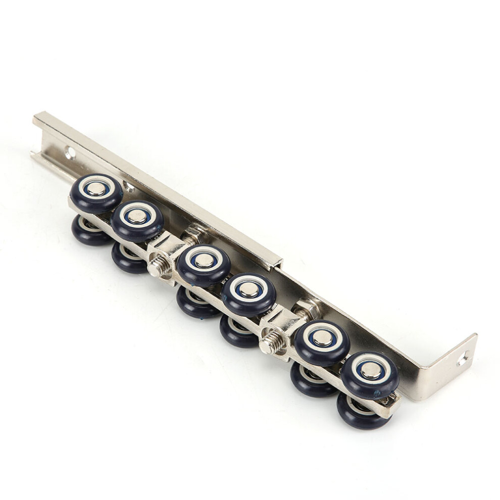 2Pcs Sliding Door Roller Hangers, Zinc Alloy & Steel, 10Kg Capacity 9361393295840