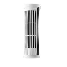 Bedroom Desk Tower Fan Table Cooling Fan 2-Speed Wind Speed Adjustment Electric Desk Fan White