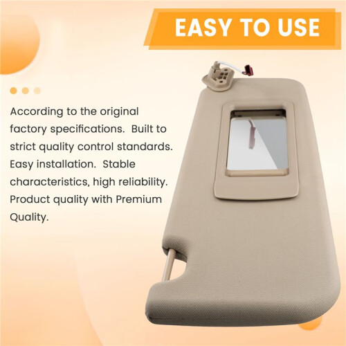 Beige Car Front Sun Visors for  3 SERIES E90 E91 X1 E84 Right 51167252010 1