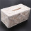 Tissue Box Cover Boho Decor Rectangular Paper Tissue Holder with Bead Buckle Macrame Napkin Tissues Organizer Home Decor 5