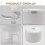 Electric  Food Chopper Rechargeable Small Food Processor Agitator A 2