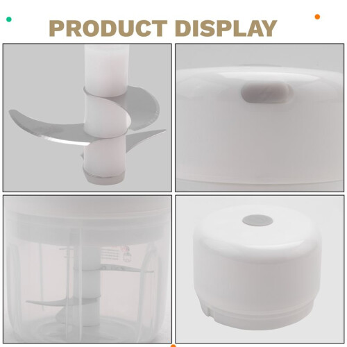 Electric  Food Chopper Rechargeable Small Food Processor Agitator A 1