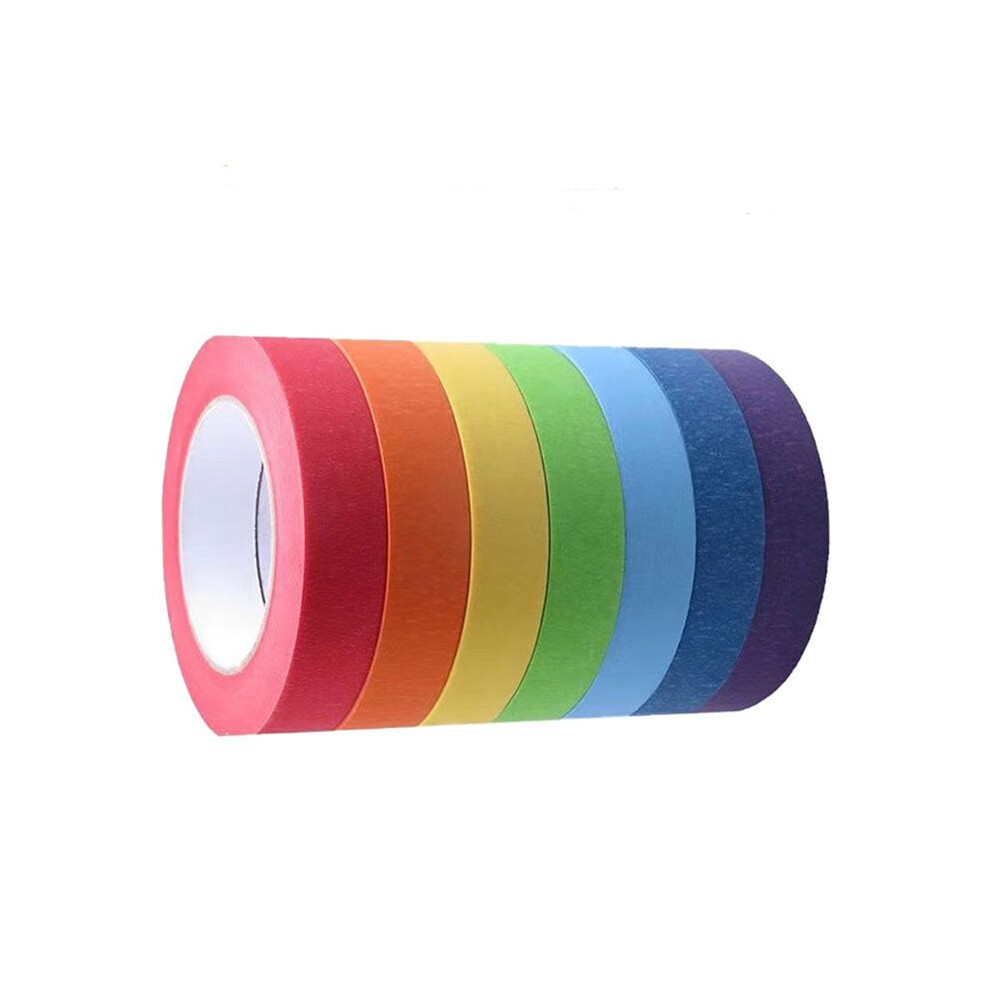 Colored Masking Tape,Colored Painters Tape For Arts And Crafts,Drafting Tape, Tape Tape Paper Tapecolorful Tape,D 4714109390608