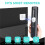 Magnetic Remote Control Holder Wall Mount, 4 Pair Remote Control Organizers Storage Self-Adhesive TV Remote White 5