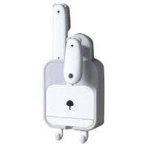 Wall-Mounted Soap Dish with Suction Cup,No-Punch Drainage Soap Holder for Bathroom,Water-Resistant and Easy to Install
