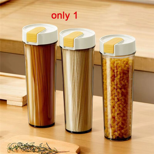 Spaghetti Storage Container - Sealed Pasta Box, Moisture-Proof Silicone Lid,Food Grade ABS, Refrigerator Organizer B 1