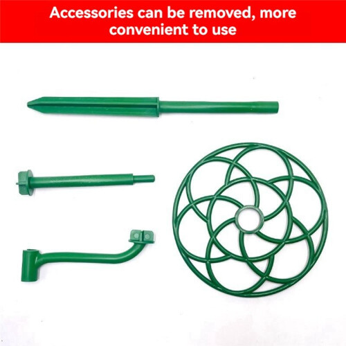 2 Set Sunflower Flower Support Stand Two-Layer Plant Support Rack for Climbing and Grafting 1