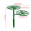 2 Set Sunflower Flower Support Stand Two-Layer Plant Support Rack for Climbing and Grafting 6