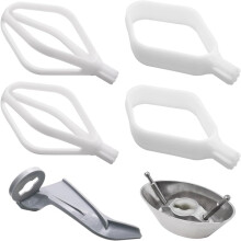 Cookie Paddles for  Universal  Mixers & Nut-Rimill Artiste Stand Mixers,Bowl Scraper Attachmen,W/Metal Cover