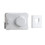 Wall-Mounted Invisible Retractable Clothesline Adjustable Clothesline Clothes Drying Rack Storage White 1