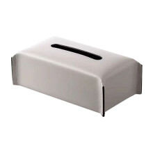 Caja de Pañuelos de Cuero Sintético, Caja para Servilletas, Soporte para Papel de Seda para Sala de Estar, Decoración de Mesa para el Hogar, Color