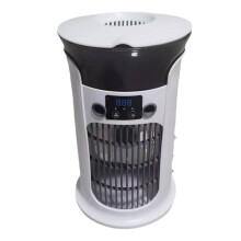 Enfriador de Aire Portátil USB: Pequeño Ventilador Multifuncional con Humidificador para Escritorio de Oficina y Hogar