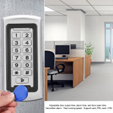 Outdoor RFID Access Control 125KHz Waterproof IP68 2000 Users Wiegand 26