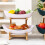 Fruit Tray Racks Table Plates Dinnerware Kitchen Fruit Bowl Partitioned Candy Cake Trays Tableware Dishes C 6