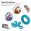O Ring Hand Grip Trainer Finger Exerciser Forearm Strengthening Tool 3