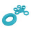 O Ring Hand Grip Trainer Finger Exerciser Forearm Strengthening Tool 12