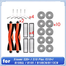 20 Piezas de Repuesto para Aspiradora Robot para S20+ / S10 /S10+/ B108GL / B105 / B108CN/B113CN