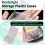 Bead Organizer Box with Handle, 24 Pcs Rectangle Storage Plastic Cases,  Clear Bead Storage Containers Boxes 4