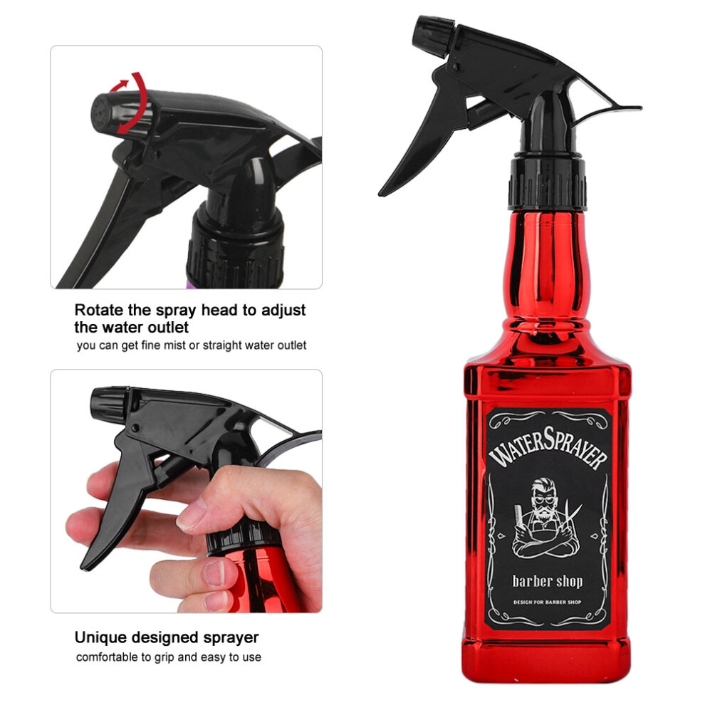 Red 500Ml Hair Spray Bottle