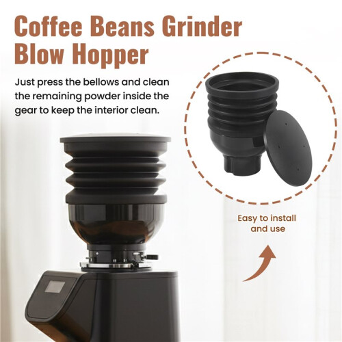 For  Coffee Beans Grinder Single Dose Hopper and Bellows Coffee Grinder Bean Bin Blowing Cleaning Tool 2