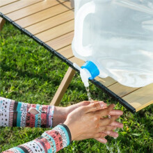 Cubo Plegable con Grifo, Bolsa de Agua Portátil de Gran Capacidad para Camping, Actividades Al Aire Libre, Emergencias, Almacenamiento de Agua en el