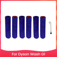 7PCS Roller Brush and Cleaning Brush Replacement for Wash G1 Handheld Sterilizing Floor Scrubber Spare Parts