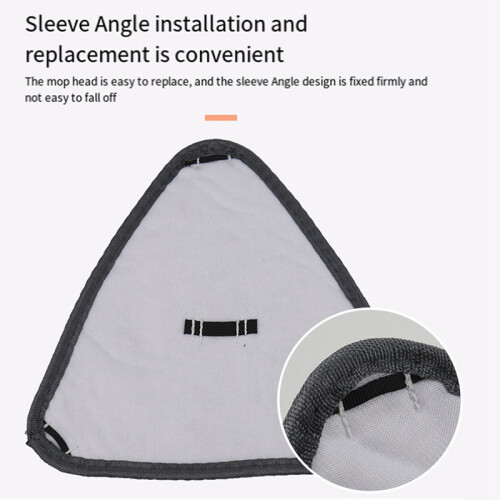 10PCS Triangle Microfiber Cloth Dust Mop Replacement  Pads Glass Cleaning Microfiber Sweeping Rags Floor 2