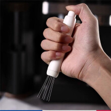 Bincoo Coffee Powder Needle Uniform Coffee Powder Powder Dispenser with Telescopic Magnetic Loose Powder Needle White