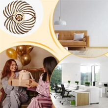 Handmade Retro Dynamic Sculpture Dynamic Wall Art Wooden Windmill Reverse Statue for Living Room Home Decoration B