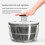Salad Dehydrator Large Vegetable Dehydrator Manual Salad Spinner Fruit Washing Basket and Draining Tool Kitchen Gadgets 6