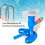Pool Vacuum Brush Cleaning Kit with Quick Connector and Telescopic Handle 4