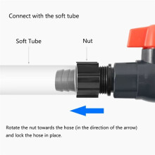 16mm to 20mm Aquarium Air Water Regulator Flow Tube Pipe Divider Adjustable Water Pump Filter Volume Control Valve