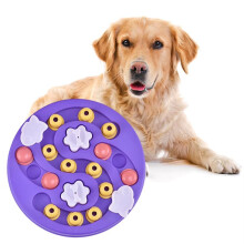 Puppy IQ Food Dispenser Slowly Eating NonSlip Bowl Pet Cat Dogs Training Game Dog Puzzle Toys Slow Feeder Interactive