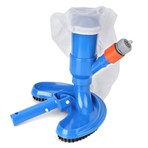 Pool Vacuum Brush Cleaning Kit with Quick Connector and Telescopic Handle 2