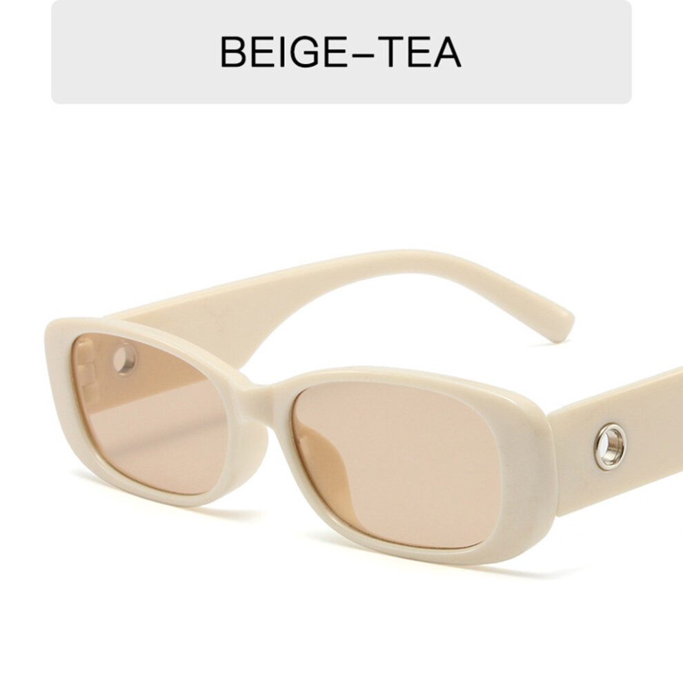 Reach-Tools (Rice-White Tea Slices) Uv Sunglasses - Anti Glare Light Frame For Travel
