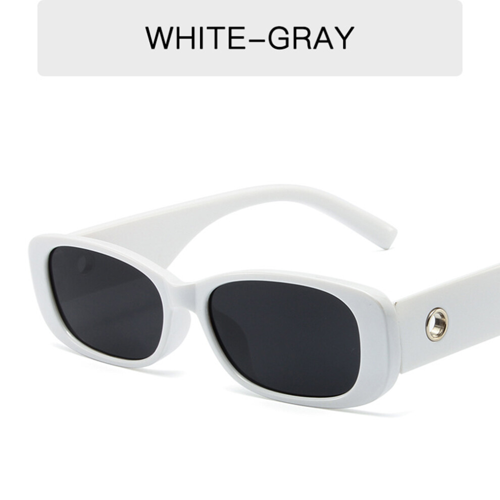 Reach-Tools (White/Gray) Uv Sunglasses - Anti Glare Light Frame For Travel