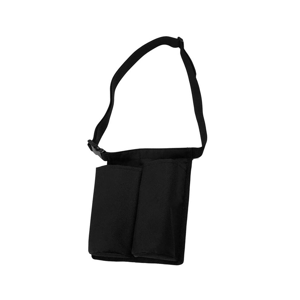 Brecantia Massage Holster 2 Pocket, Adjustable Massage Lotion Oil Holster Bottle Bag For Therapist