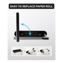 Suporte de Papel Higiênico, Suporte de Papel Higiênico Adesivo Suporte de Tecido para Banheiro Fixado Na Parede ou Aço Inoxidável Autoadesivo