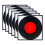 Pacote com 4 Molduras para Álbuns de Música, Display de 12,5 Polegadas X 12,5 Polegadas, Capas para Álbuns de Vinil LP, Acabamento em Piano de Alta 1