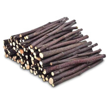 100pcs Hamster Rabbits Teeth Grinding -Tree Stick Minerals Molar Stone Toys for Chinchillas Hamster Pet Spare Part