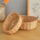 Fruit Tray Picnic Storage Basket Bread Storage Basket Desktop Snack Storage Basket L 4