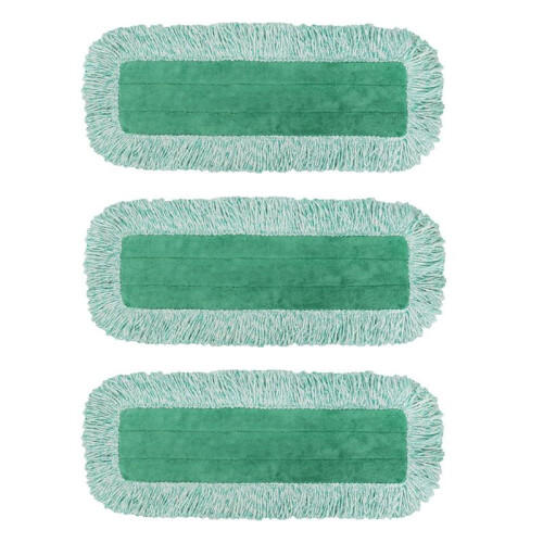 Microfiber Mop Replacement for Commercial Microfiber Dust Mop Cloth for Any Microfiber Flat Mop System 1